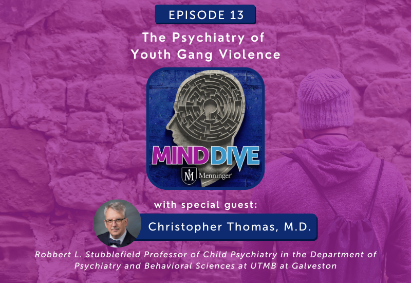 Menninger Clinic | Mind Dive Podcast Episode Looks at Curbing Youth Gangs