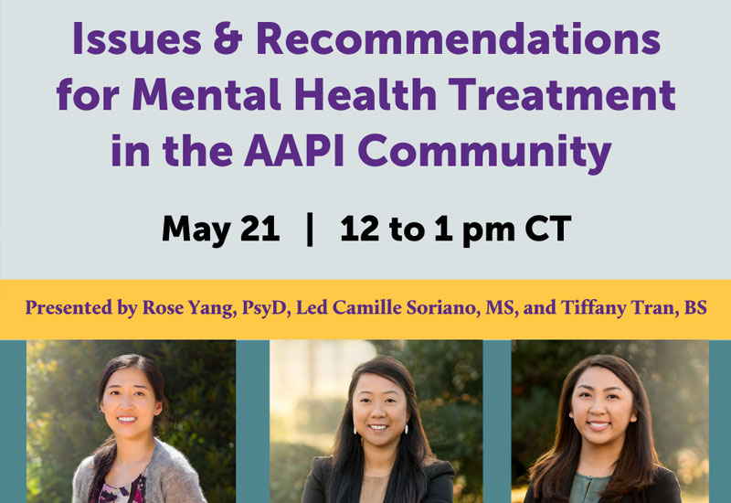 Menninger Clinic | Mental Health Treatment in AAPI Community to be Focus of Upcoming Webinar
